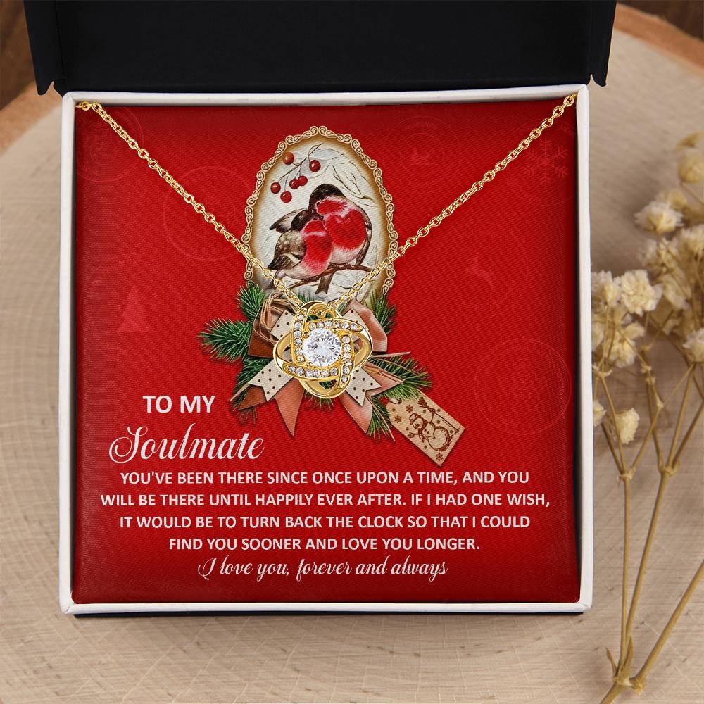 To My Soulmate Necklace, Christmas Gifts For Her, Christmas Presents For Women, Wife's Christmas Gift, Christmas For Wife