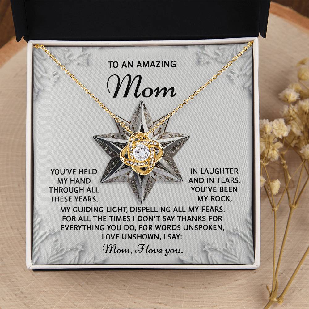 To My Amazing Mom Necklace, Christmas For Mom From Son, Christmas Gift For My Mom, Mom Christmas Gifts From Son