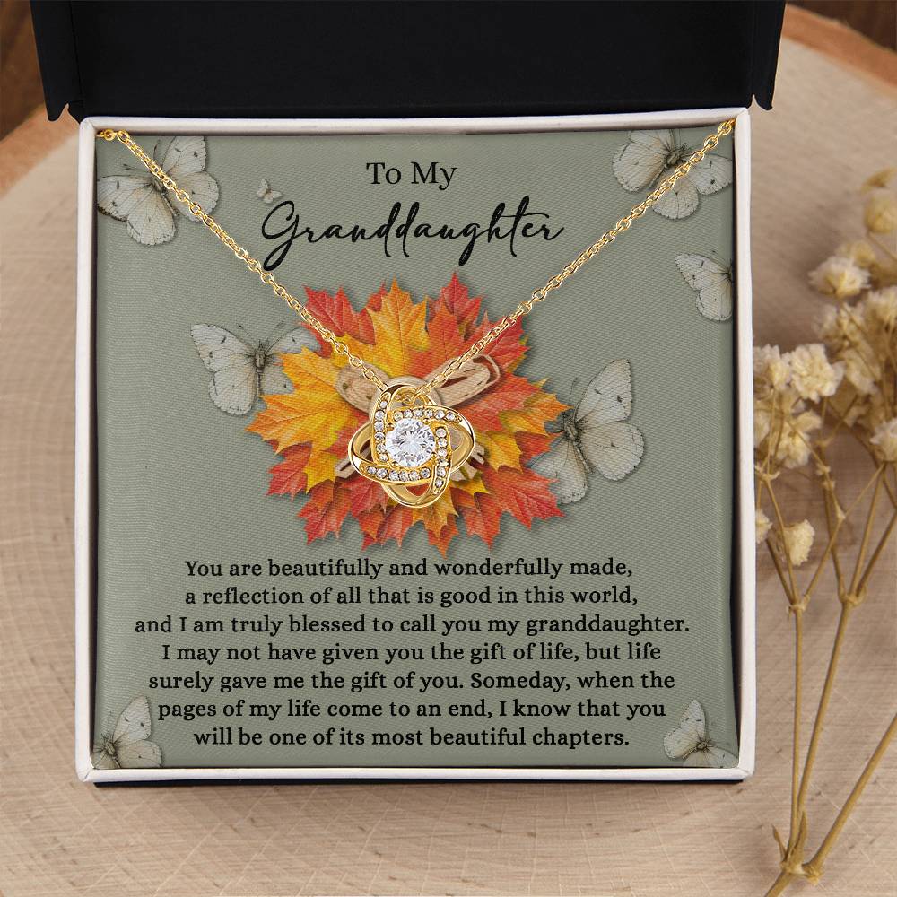 To My Granddaughter Necklace, Our Granddaughter Gifts From Grandparents, Great Granddaughter Necklace, Gifts For Granddaughter Adult