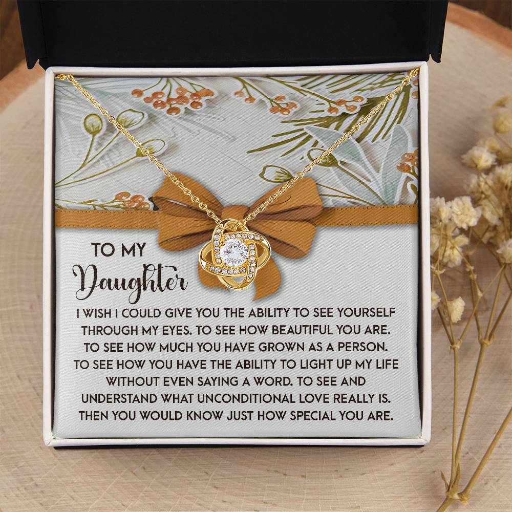 Adult Daughter Christmas Gifts, To My Daughter Necklace, Necklace For Daughter From Dad, To Our Daughter Necklace From Mom And Dad