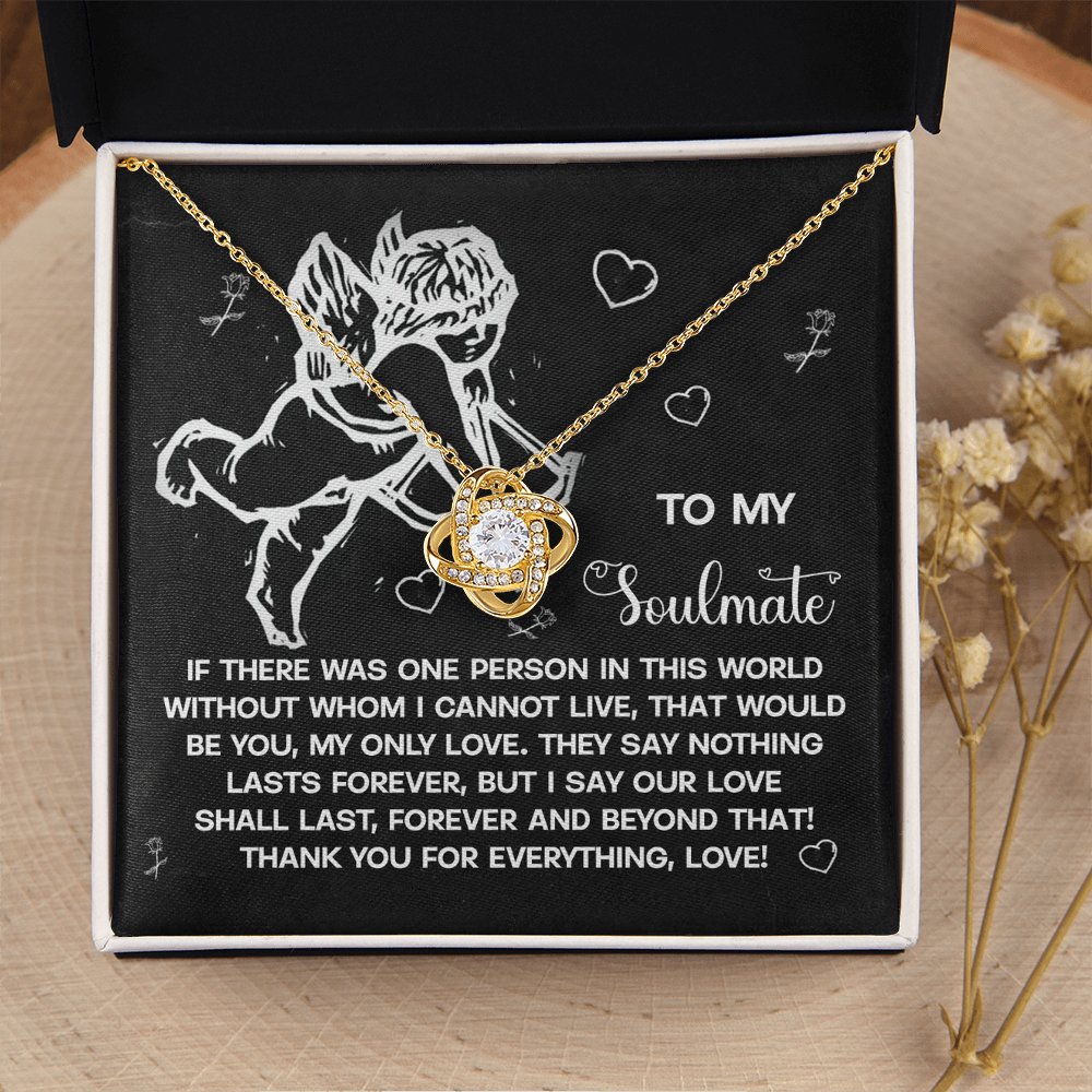 To My Soulmate Necklace, Valentine's Day Gifts, Valentine's Day Gifts For Women, Soulmate Necklace Women, Unique Valentine Gifts For Her