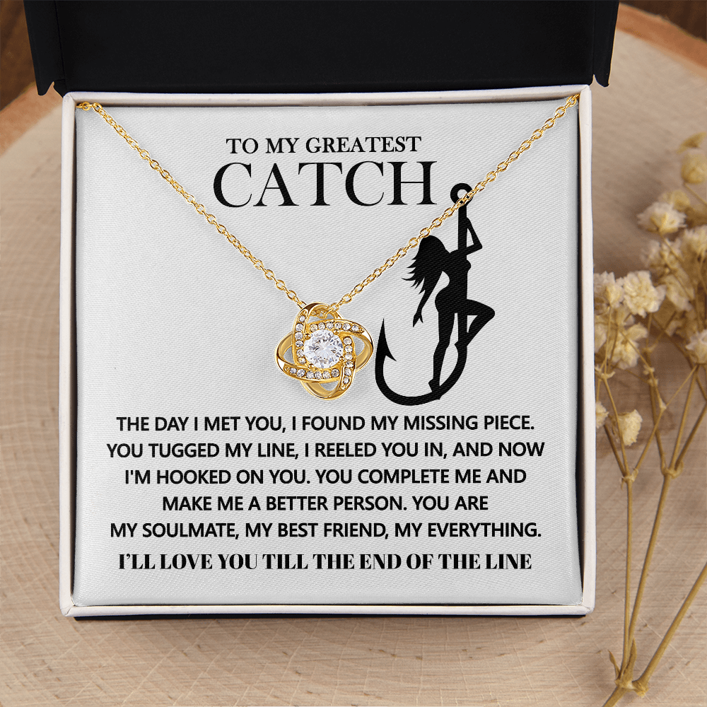 To My Greatest Catch Necklace, Naughty Valentine's Gifts For Wife, Best Valentine Gifts For Her, Valentine Presents For Women, Valentine's For Her