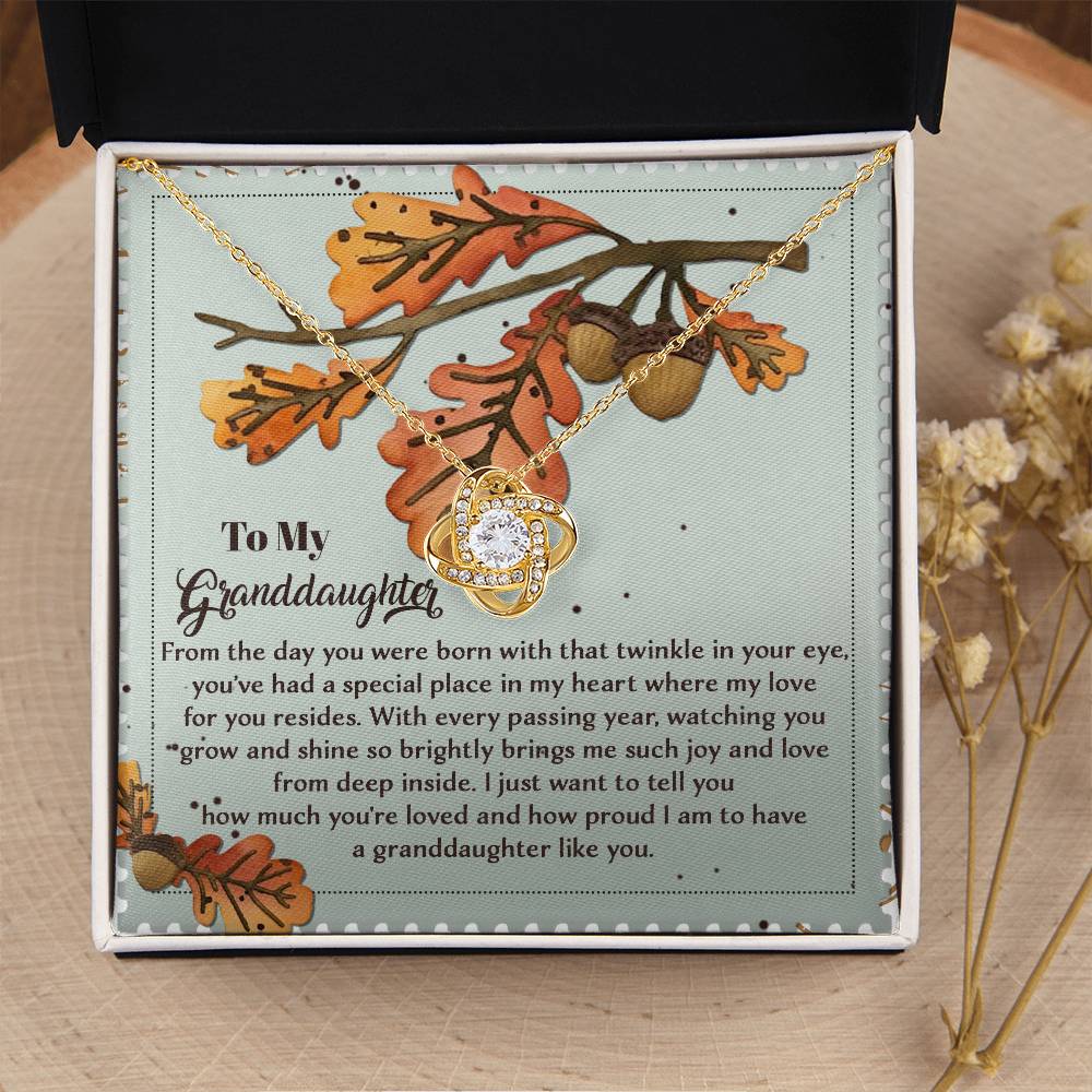 To My Granddaughter Necklace, Gifts For Granddaughter From Grandma, Valentines Card For Granddaughter, Necklace For Granddaughter From Grandpa