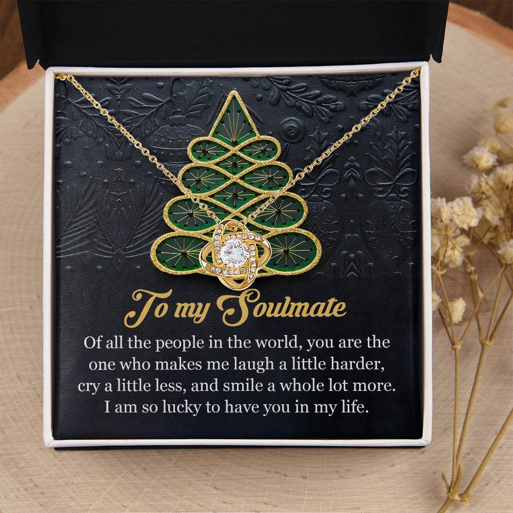To My Soulmate Necklace, Christmas Gift For Girlfriend, Christmas Gifts Ideas For Wife, Soulmate Necklace Women