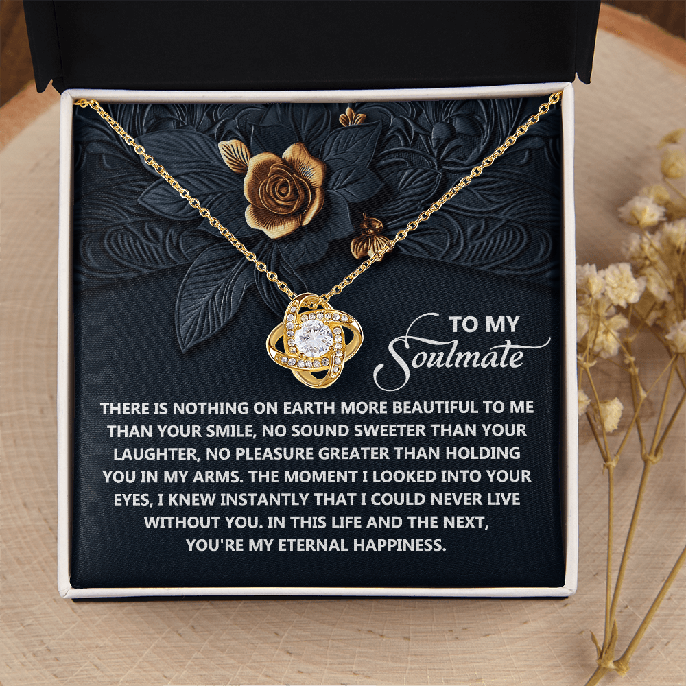 To My Soulmate Necklace, Best Valentine Gift For Wife, Valentine For Her Gift, Soulmate Necklace For Women, Valentine's Day Gifts For Women