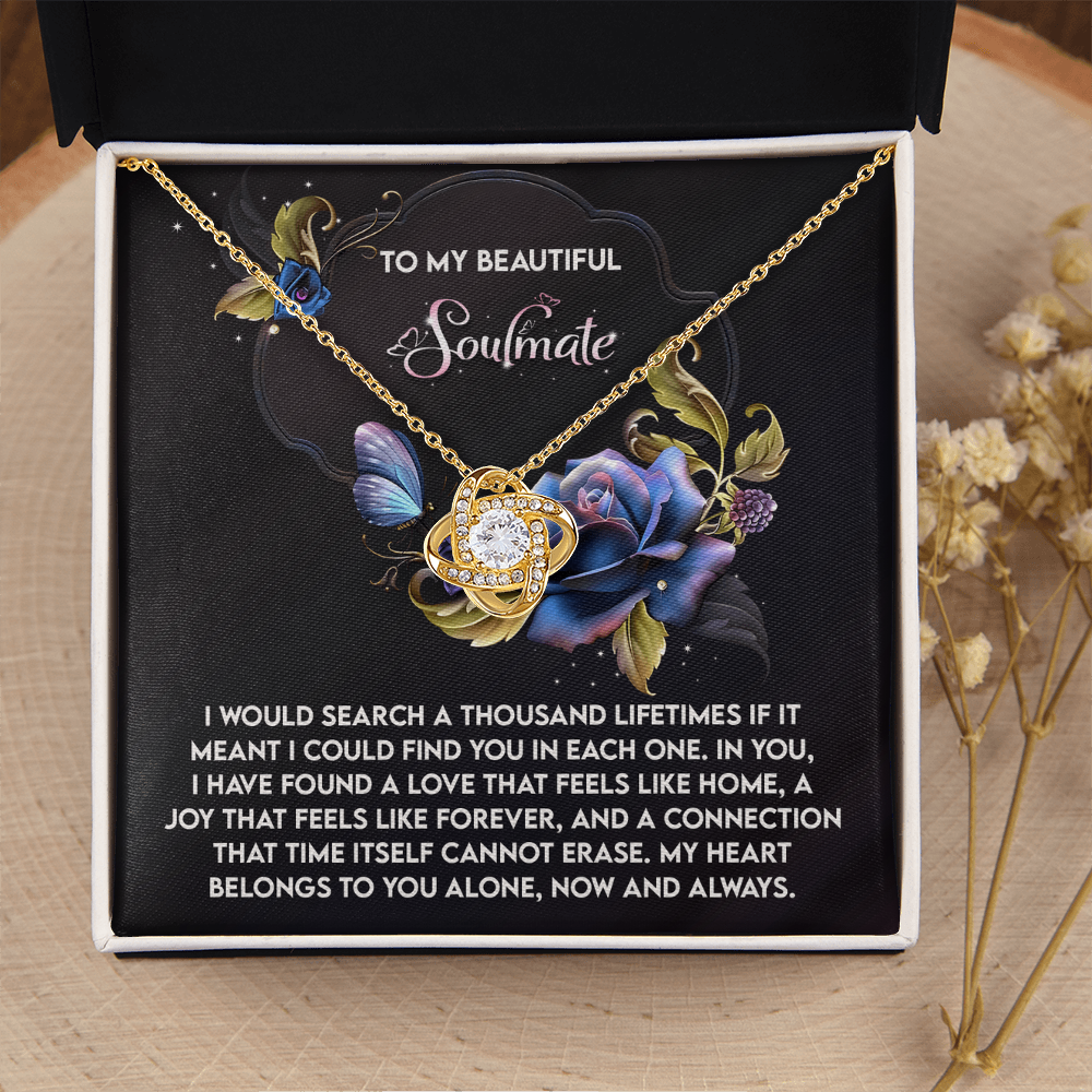 To My Beautiful Soulmate Necklace, Best Gifts For Girlfriend Christmas, Valentine Gifts For Her, Best Valentine Gifts For Her, Valentine's For Her