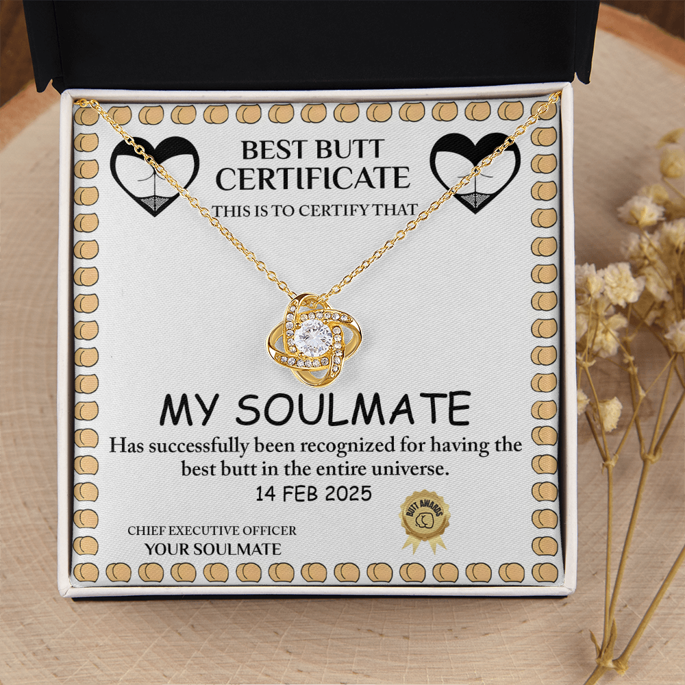 My Soulmate Necklace, To My Soulmate Necklace, Valentine For Her Gift, Valentine's Gift For Women, To My Soulmate Necklace For Women Funny