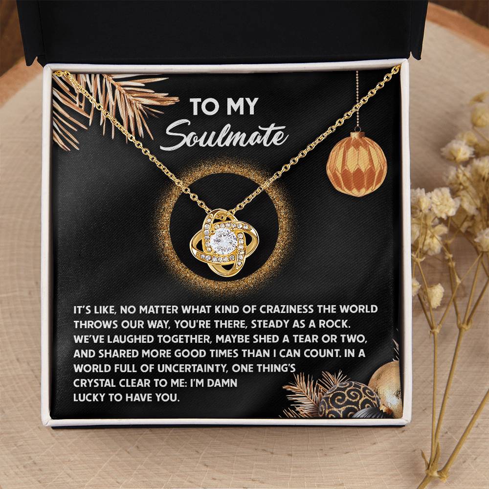 To My Soulmate Necklace, Christmas Gift Ideas 2024, Christmas Presents For Her, Girlfriend Christmas Necklace, Ideas For Christmas
