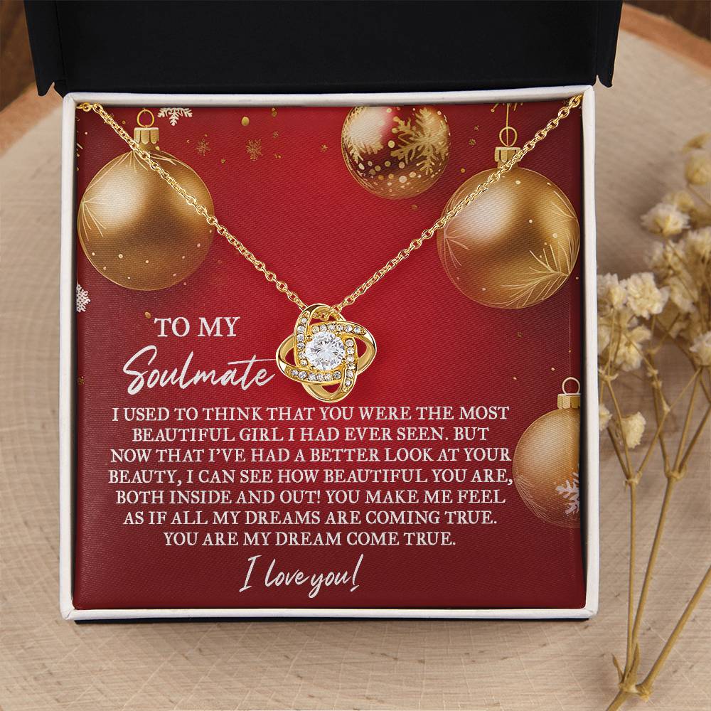 To My Soulmate Necklace, Christmas Gift For Wife, Christmas Ideas For Woman, Wifes Christmas Gifts, Womens Christmas Ideas