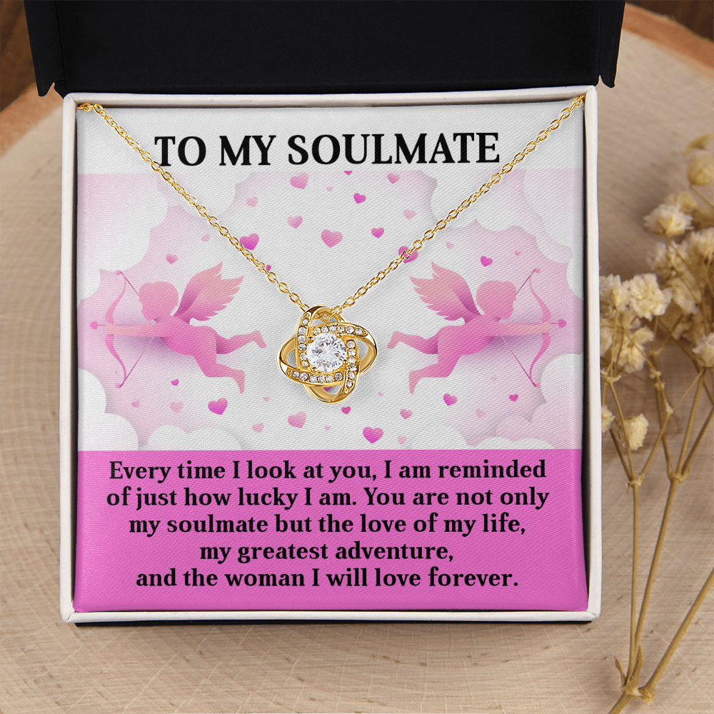 To My Soulmate Necklace, Valentine Gifts For Her, Best Valentine Gifts For Her, Valentine's Day Gifts For Women, Unique Valentine Gifts For Her