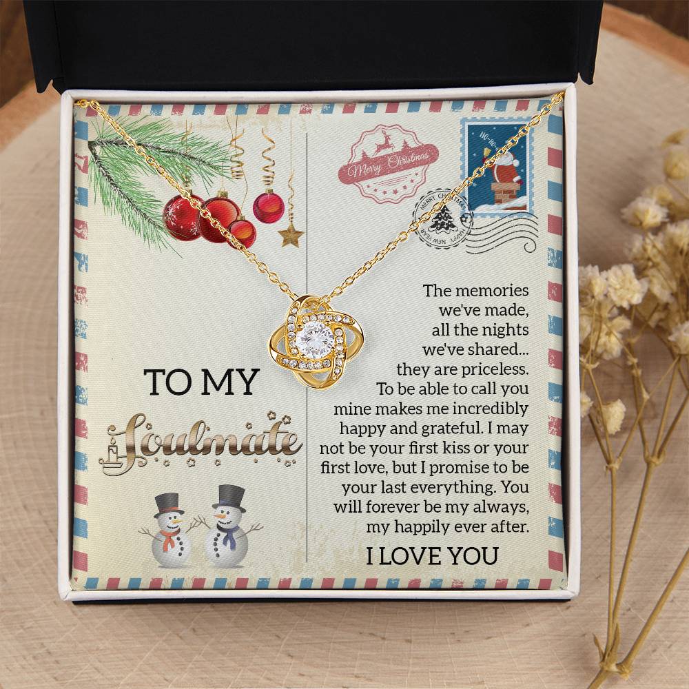 To My Soulmate Necklace, Gifts For Soulmate, Christmas Gifts For Girlfriend, Gifts For Her For Christmas, Christmas Gifts For Your Wife