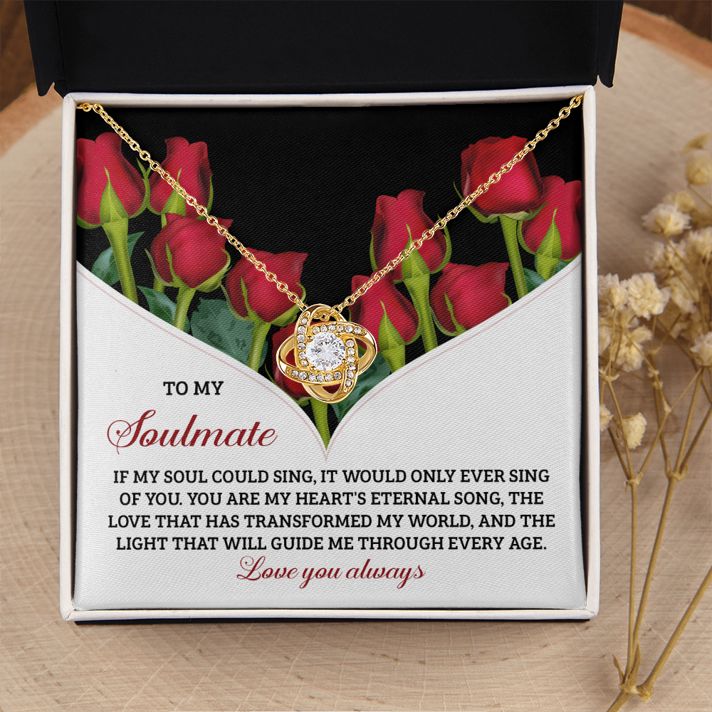 To My Soulmate Necklace, Gift For A Girlfriend Woman, Soulmate Necklace For Women, Valentine Gifts For My Wife, Necklaces For Your Girlfriend