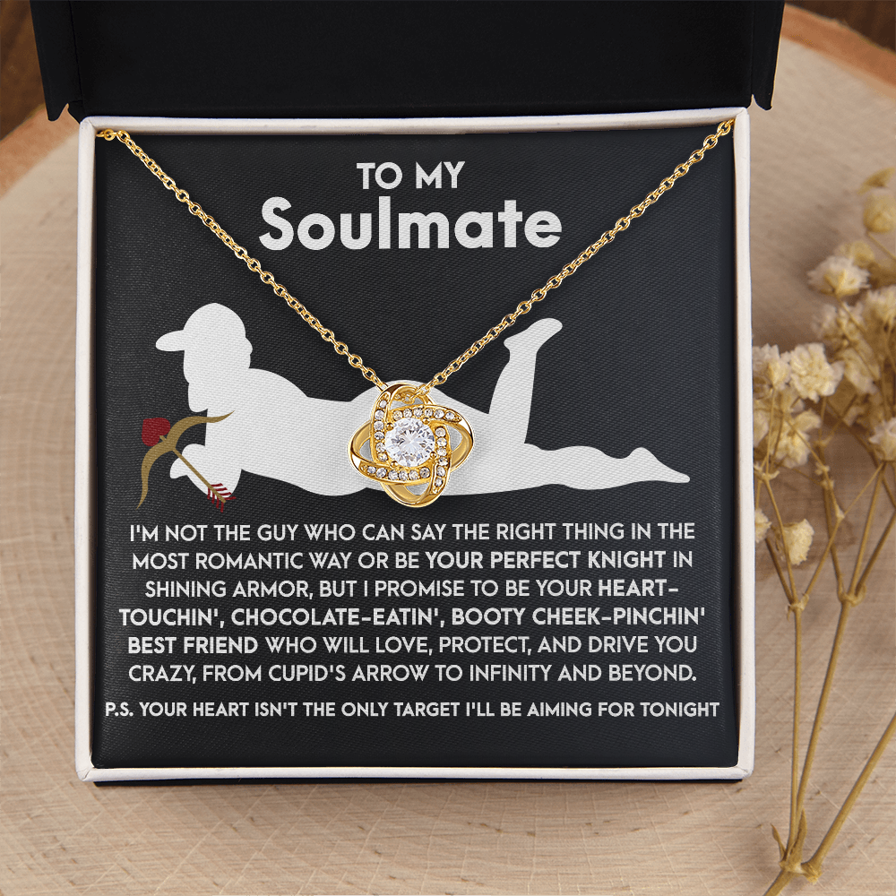 To My Soulmate Necklace, Best Valentine Gifts For Wife, To My Wife Valentine's Day Gift, Valentine's Day Necklace For Her, Valentine Birthday Gifts