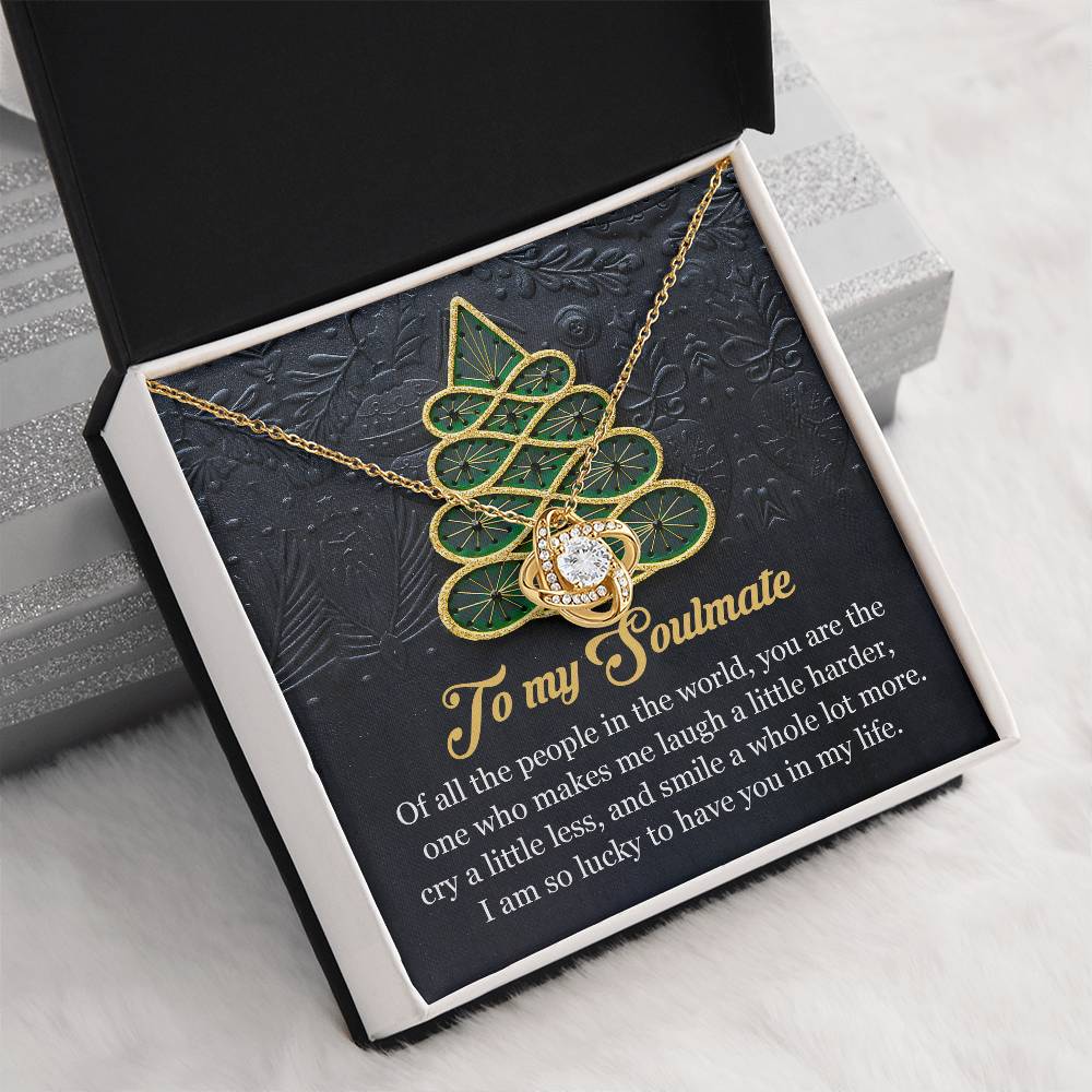To My Soulmate Necklace, Christmas Gift For Girlfriend, Christmas Gifts Ideas For Wife, Soulmate Necklace Women