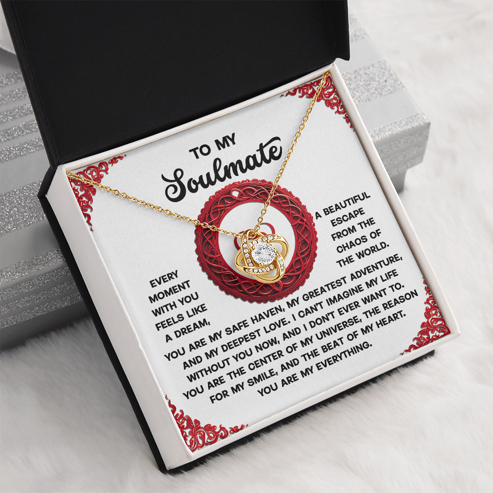 To My Soulmate Necklace, Valentine's Day Gifts, Valentine's Day Gifts For Women, Soulmate Necklace Women, Unique Valentine Gifts For Her