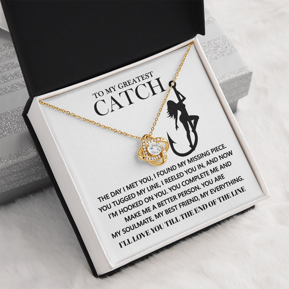To My Greatest Catch Necklace, Naughty Valentine's Gifts For Wife, Best Valentine Gifts For Her, Valentine Presents For Women, Valentine's For Her