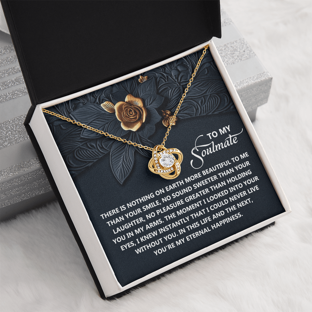 To My Soulmate Necklace, Best Valentine Gift For Wife, Valentine For Her Gift, Soulmate Necklace For Women, Valentine's Day Gifts For Women