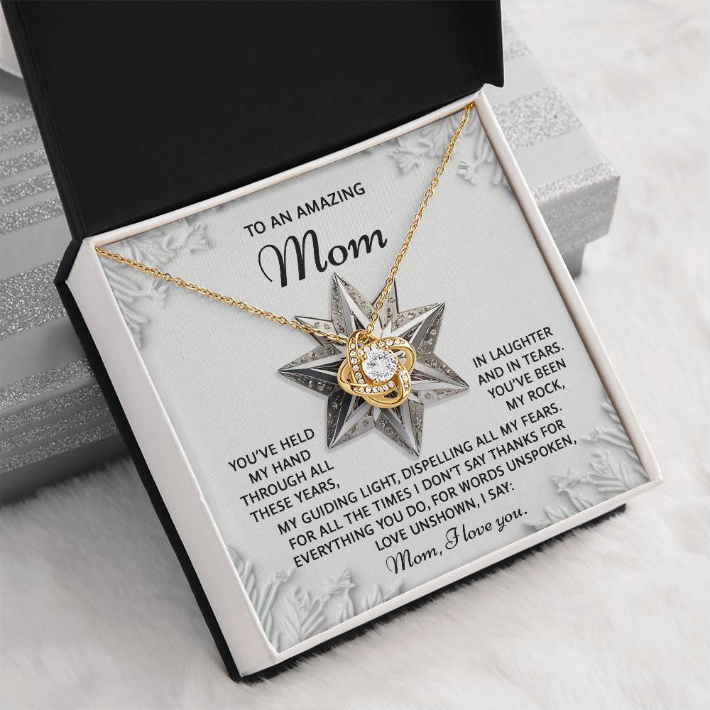 To My Amazing Mom Necklace, Christmas For Mom From Son, Christmas Gift For My Mom, Mom Christmas Gifts From Son