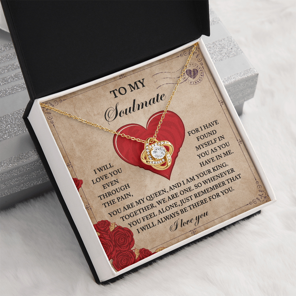 To My Soulmate Necklace, Valentine Gift For Wife From Husband, Valentine's Gift For Wife, Great Valentine Gifts For Her, Valentine's Day For Her