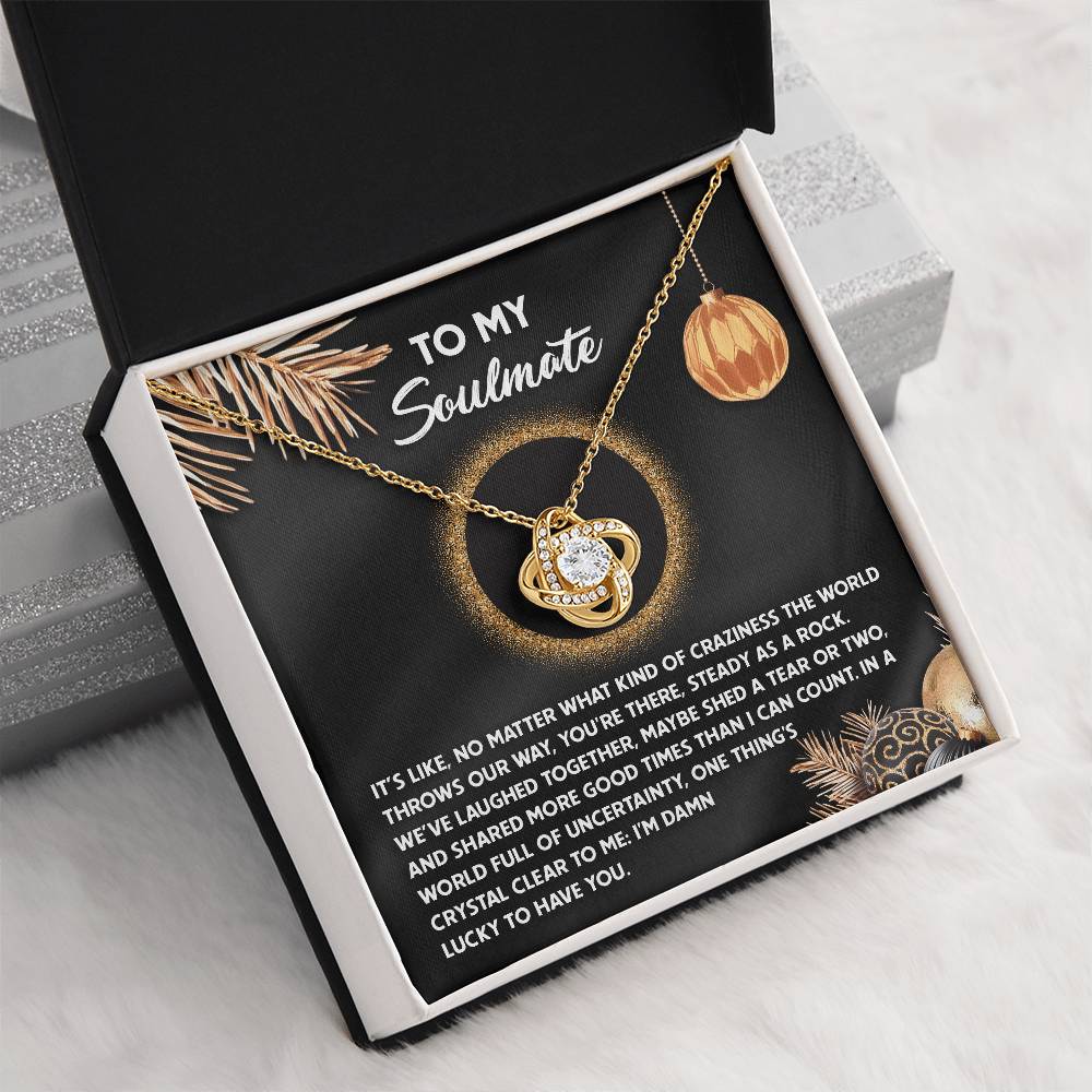To My Soulmate Necklace, Christmas Gift Ideas 2024, Christmas Presents For Her, Girlfriend Christmas Necklace, Ideas For Christmas