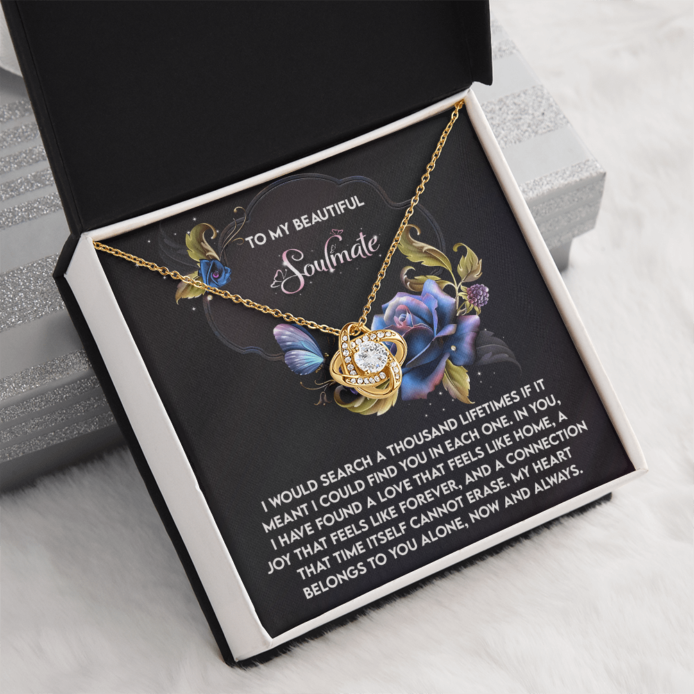 To My Beautiful Soulmate Necklace, Best Gifts For Girlfriend Christmas, Valentine Gifts For Her, Best Valentine Gifts For Her, Valentine's For Her