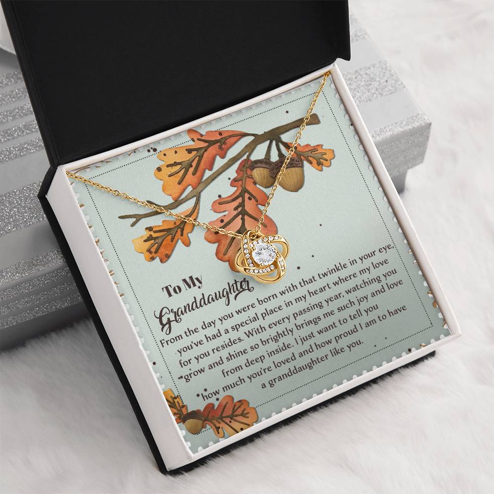 To My Granddaughter Necklace, Gifts For Granddaughter From Grandma, Valentines Card For Granddaughter, Necklace For Granddaughter From Grandpa