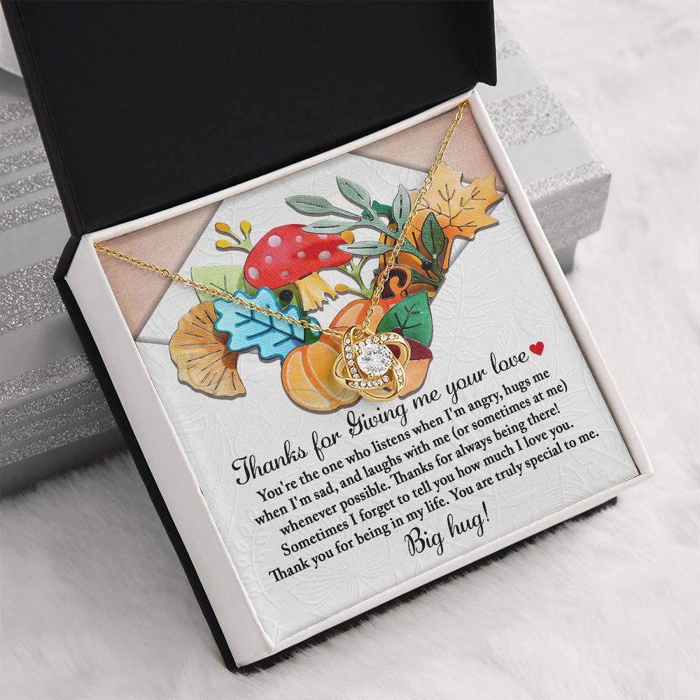 Make This Thanksgiving Memorable With A Beautiful Love Knot Necklace – A Heartfelt Gift For Women, Children, And Family To Show Love And Appreciation