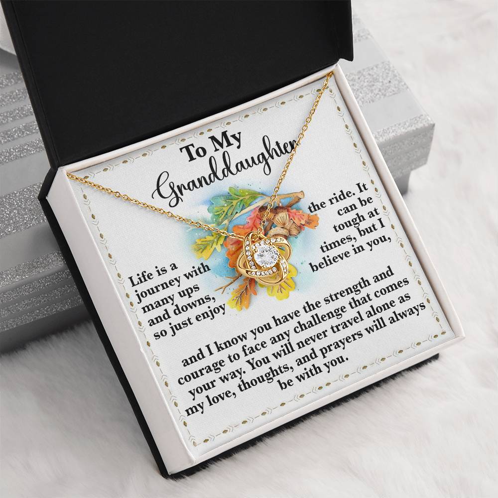 To My Granddaughter Necklace, Gifts For Granddaughter From Grandparents, Granddaughter Necklace From Nana, Valentines Gifts For Granddaughter