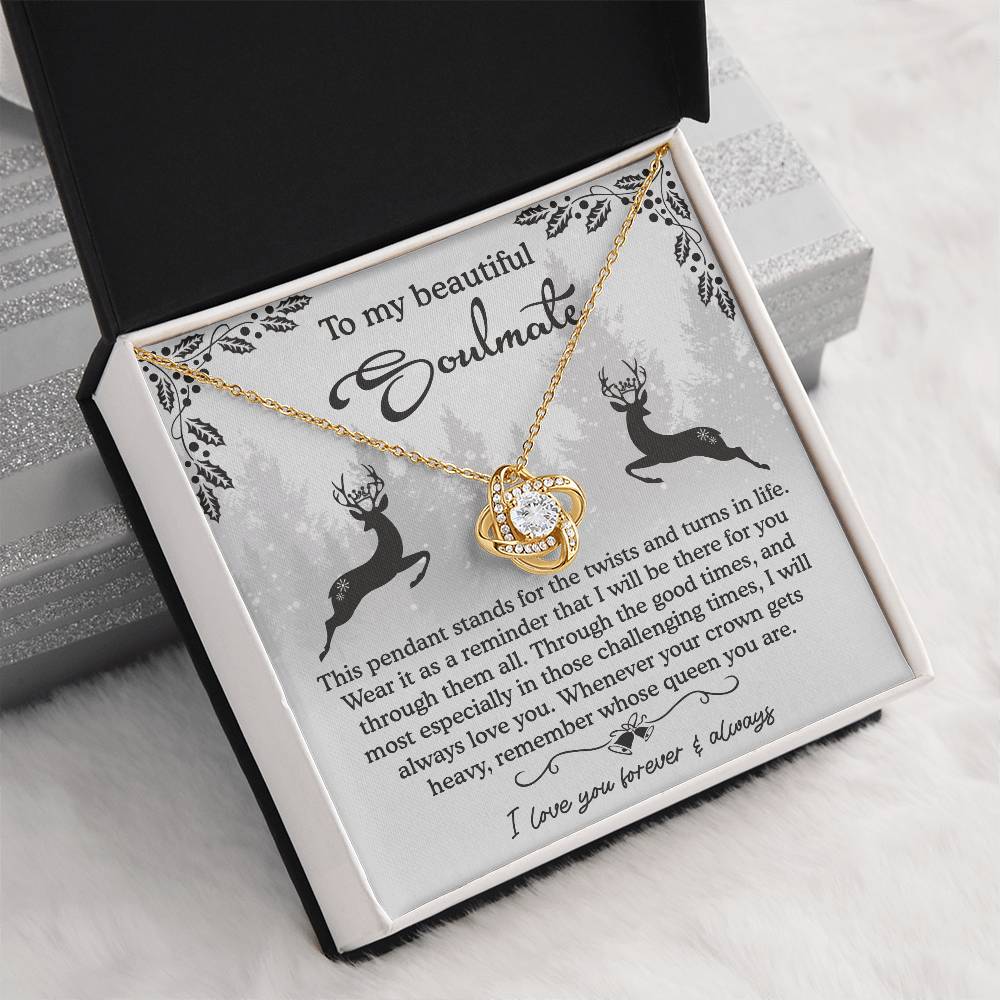 To My Beautiful Soulmate Necklace, My Soulmate Gifts For Her, Wife Christmas Gift Ideas, Christmas Presents For Gf
