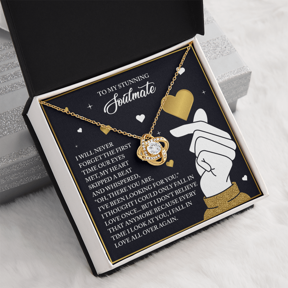 To My Stunning Soulmate Necklace, Valentine Gift For My Wife, Valentine's Gifts For Wife, Valentine Gifts For Her Romantic, Valentine's Day Gifts