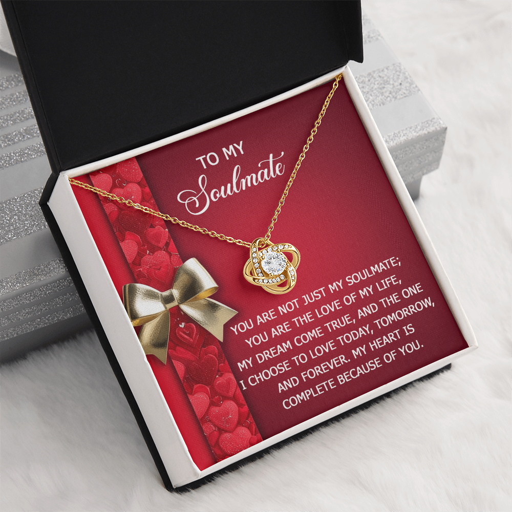 To My Soulmate Necklace, Soulmate Gifts For Women, Valentine Presents For Women, Valentine's Day For Her, Valentine Gifts For Women