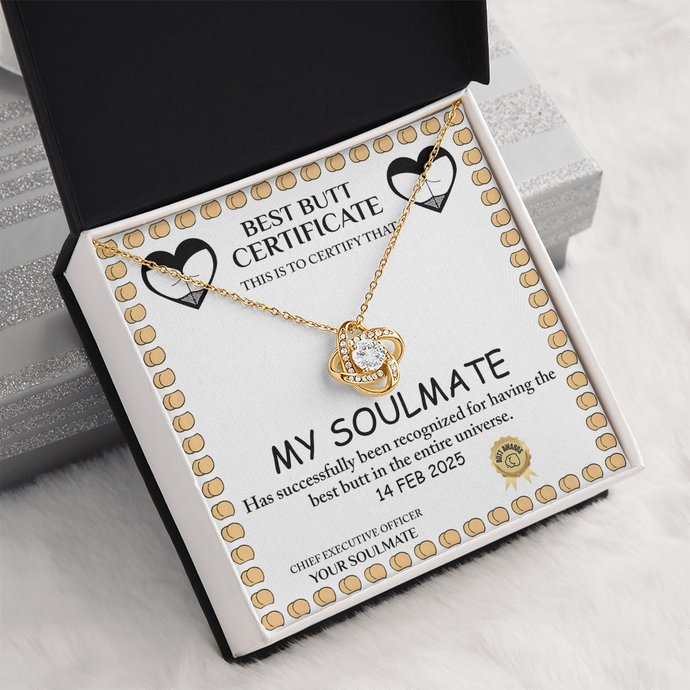 My Soulmate Necklace, To My Soulmate Necklace, Valentine For Her Gift, Valentine's Gift For Women, To My Soulmate Necklace For Women Funny