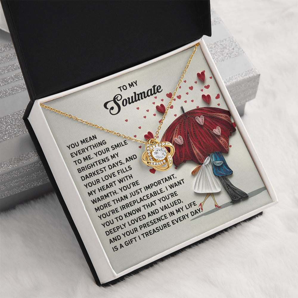 To My Soulmate Necklace, San Valentine Gift For Her, Valentine Presents For Women, Soulmate Gifts For Her, Valentine Gifts For Women