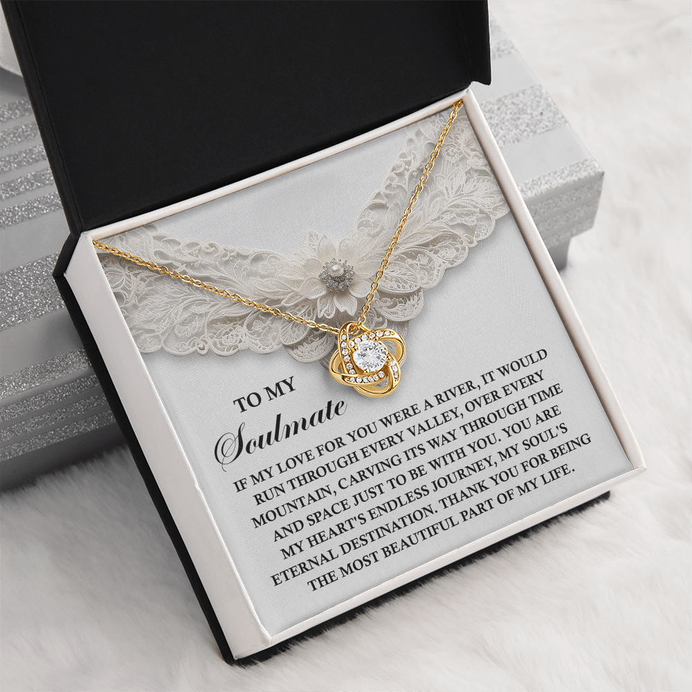 To My Soulmate Necklace, Valentine's Gift For Women, Valentine's Day Gifts, Romantic Valentine's Day Gift, Valentine's Gift For Women
