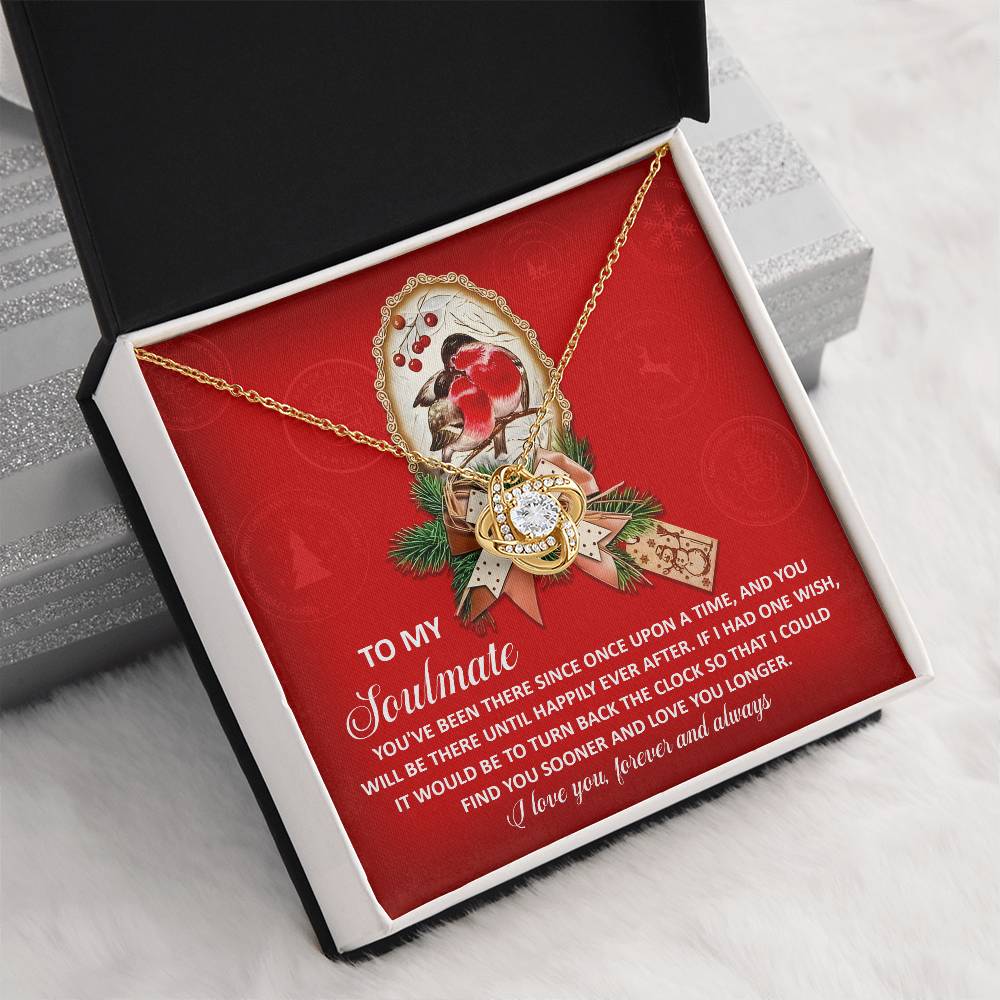 To My Soulmate Necklace, Christmas Gifts For Her, Christmas Presents For Women, Wife's Christmas Gift, Christmas For Wife