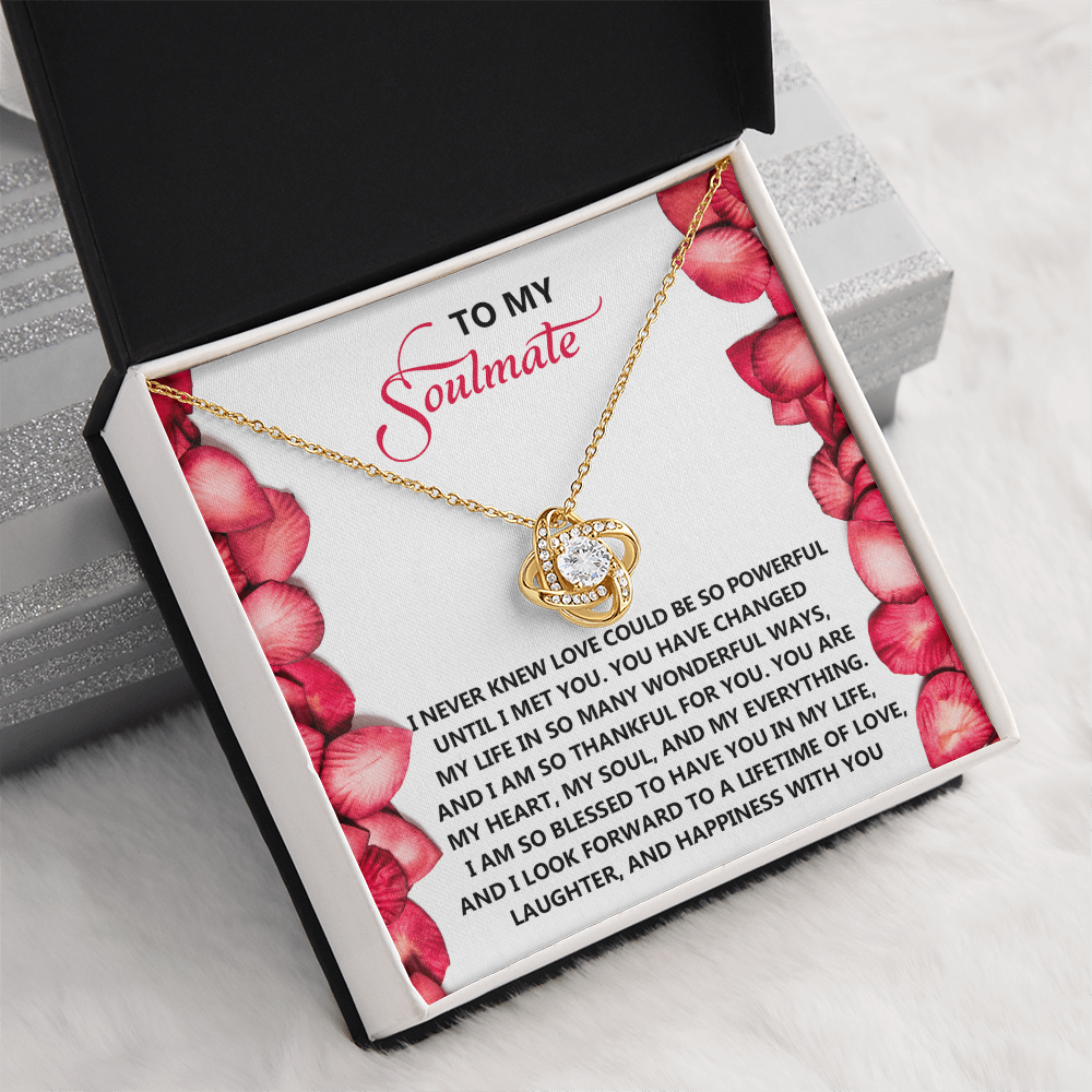 To My Soulmate Necklace, Necklace For Valentine's Day, Valentine Gifts For Her, Valentine's Gifts For Women, Valentine Gifts For Wife