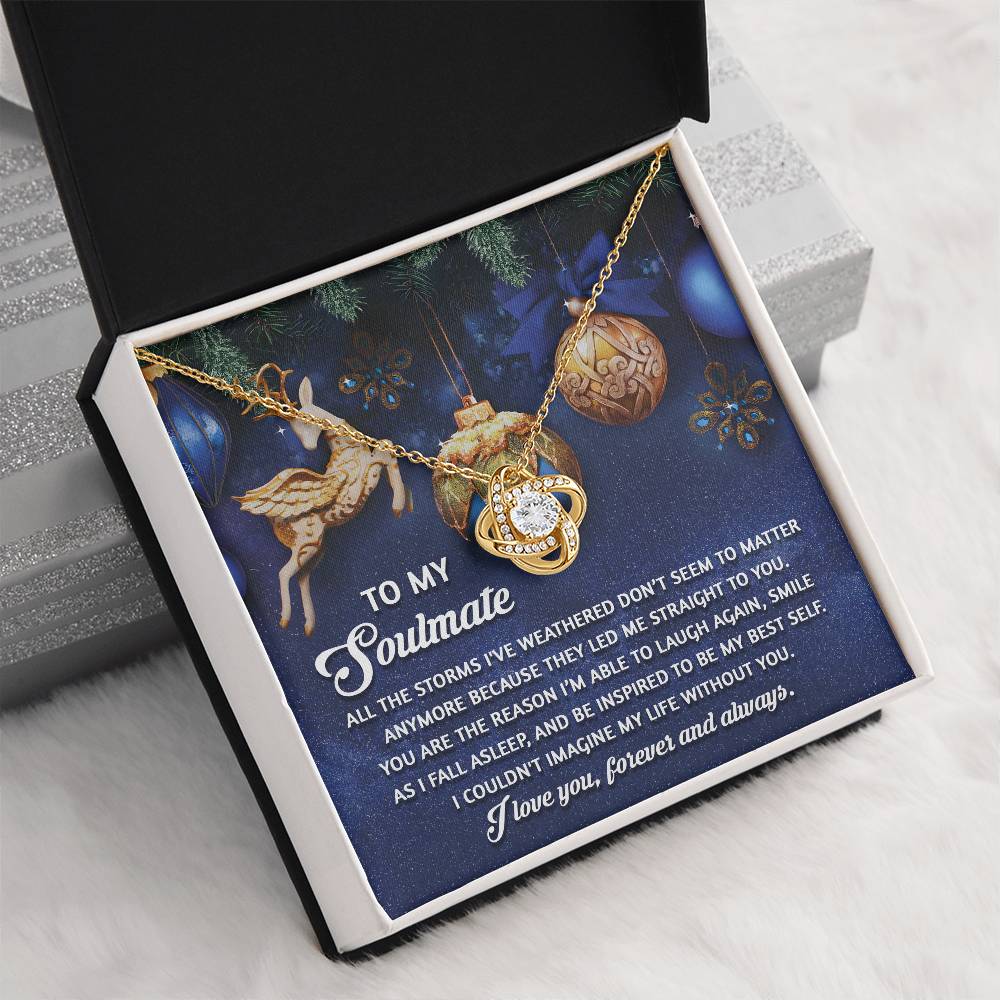 To My Soulmate Necklace, Christmas Gifts For Wife, Gifts For Husband From Wife Unique Christmas, Wife Christmas Gift, Christmas For Wife