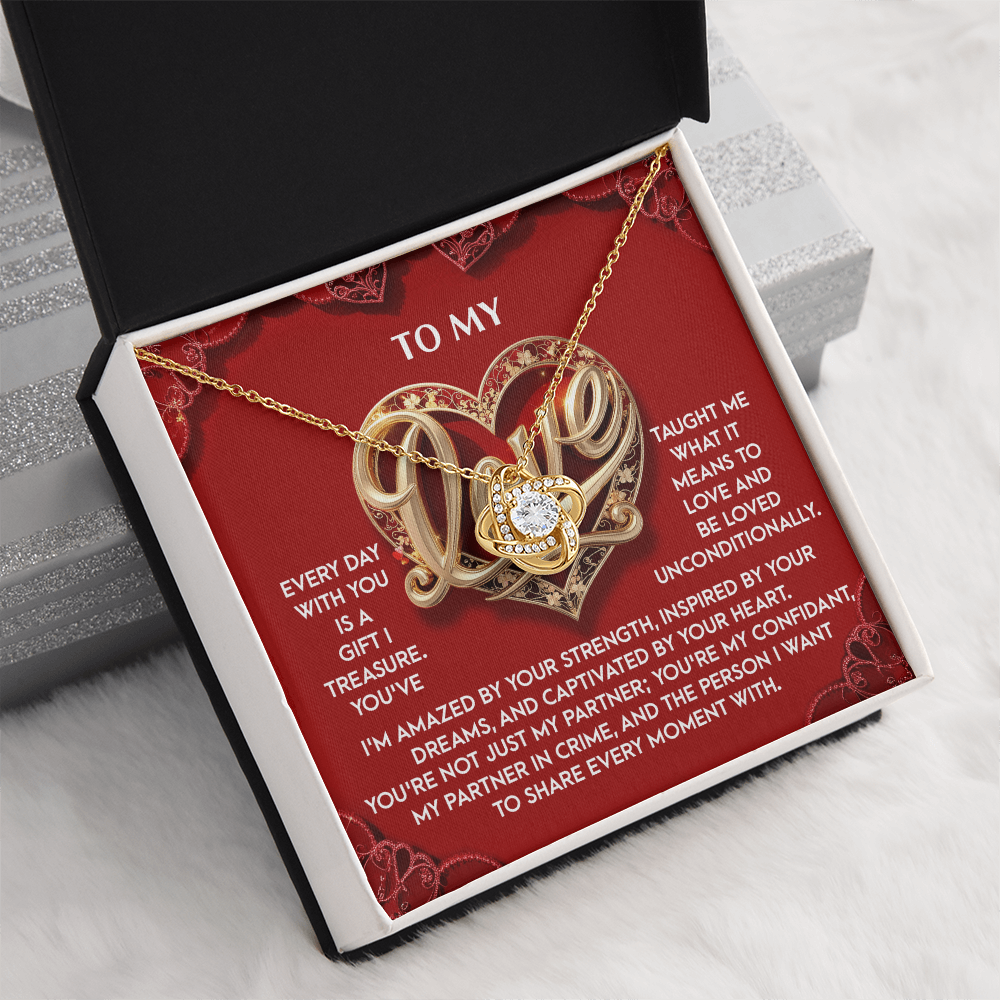 To My Love Necklace, Valentine Gift For My Wife, Unique Valentine Gifts For Her, Best Valentine Gifts For Wife, Promise Necklace For Girlfriend