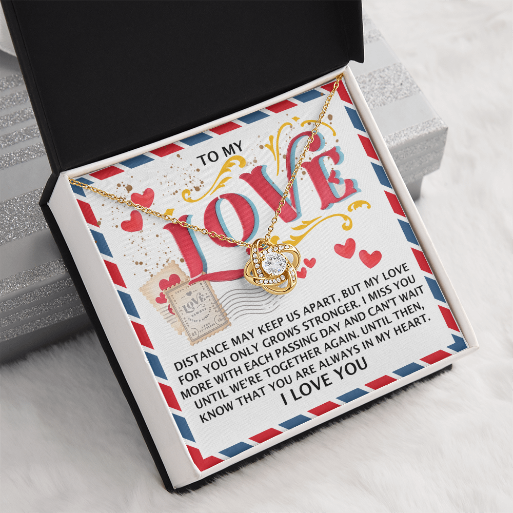 To My Love Necklace, Valentine Gifts For Her, Valentine's Day Necklace For Her, Valentine's Day Gift Wife, Valentine's Day Gifts For Women