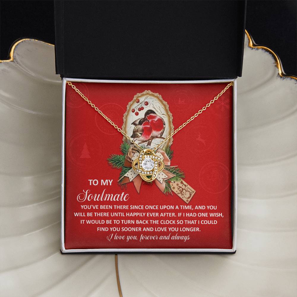 To My Soulmate Necklace, Christmas Gifts For Her, Christmas Presents For Women, Wife's Christmas Gift, Christmas For Wife