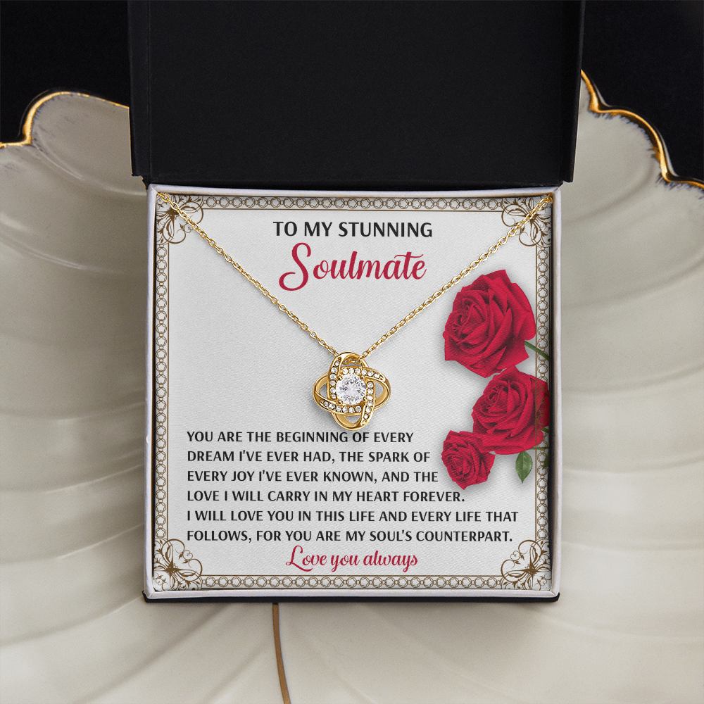 To My Stunning Soulmate Necklace, Best Valentine Gifts For Wife, Naughty Valentine's Gifts For Wife, Valentine Gifts For My Wife, Valentine For Wife