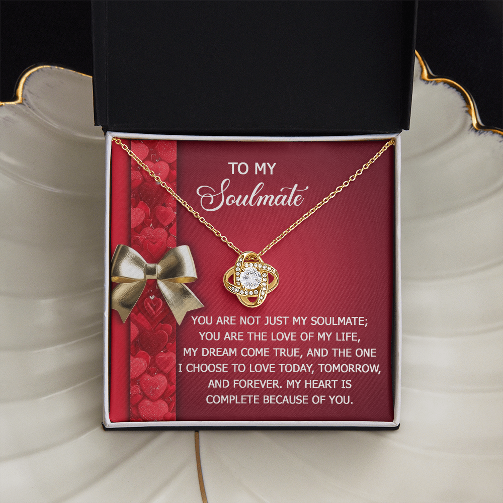 To My Soulmate Necklace, Soulmate Gifts For Women, Valentine Presents For Women, Valentine's Day For Her, Valentine Gifts For Women