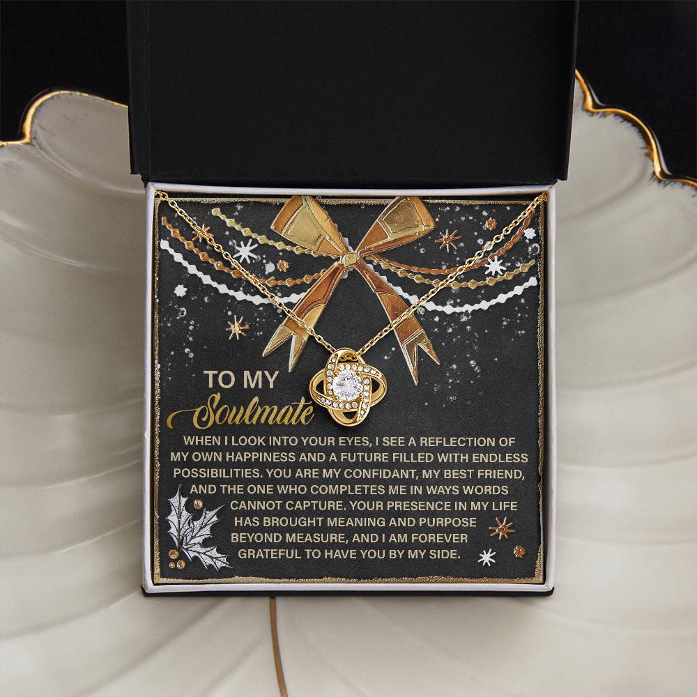 To My Soulmate Necklace For Women, Soulmate Necklace For Women, Christmas For Wife, Funny Christmas Gifts For Wife