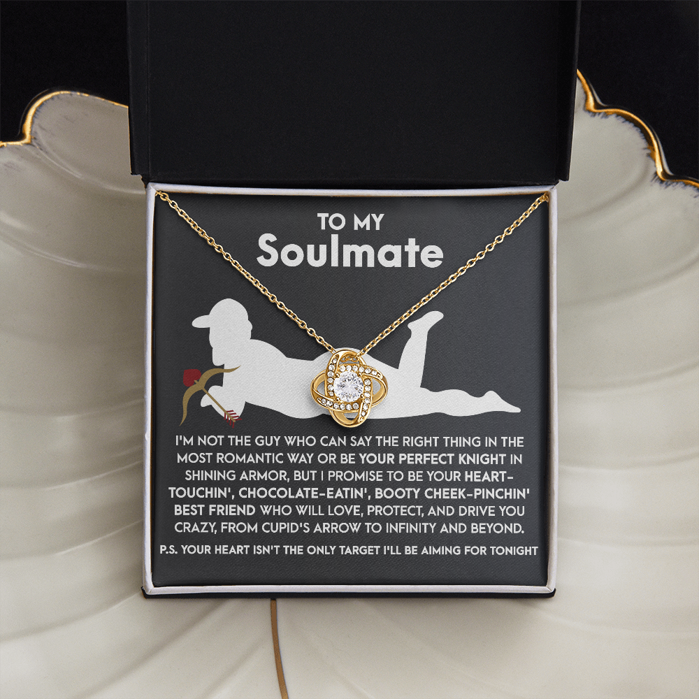 To My Soulmate Necklace, Best Valentine Gifts For Wife, To My Wife Valentine's Day Gift, Valentine's Day Necklace For Her, Valentine Birthday Gifts