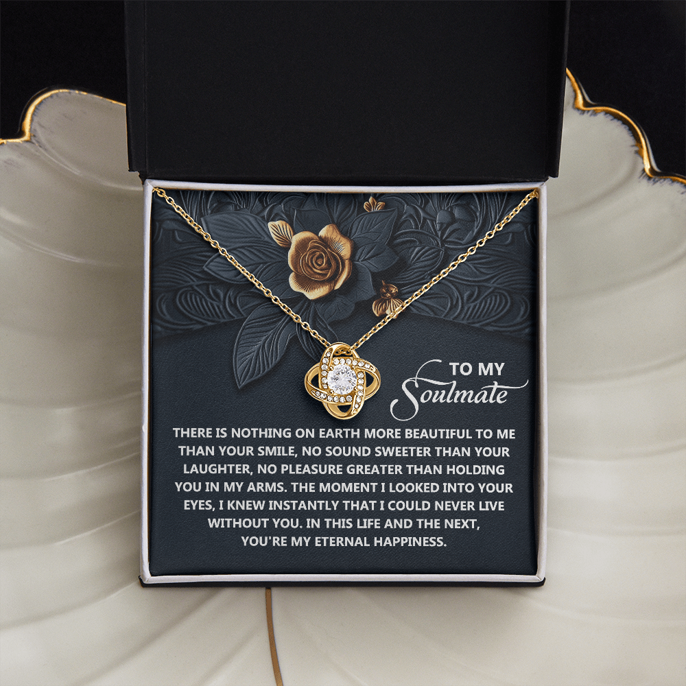 To My Soulmate Necklace, Best Valentine Gift For Wife, Valentine For Her Gift, Soulmate Necklace For Women, Valentine's Day Gifts For Women