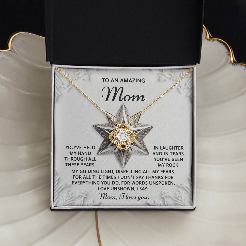 To My Amazing Mom Necklace, Christmas For Mom From Son, Christmas Gift For My Mom, Mom Christmas Gifts From Son