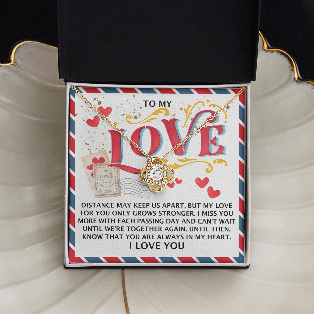 To My Love Necklace, Valentine Gifts For Her, Valentine's Day Necklace For Her, Valentine's Day Gift Wife, Valentine's Day Gifts For Women