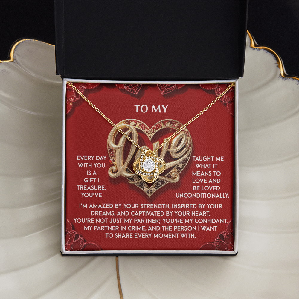 To My Love Necklace, Valentine Gift For My Wife, Unique Valentine Gifts For Her, Best Valentine Gifts For Wife, Promise Necklace For Girlfriend