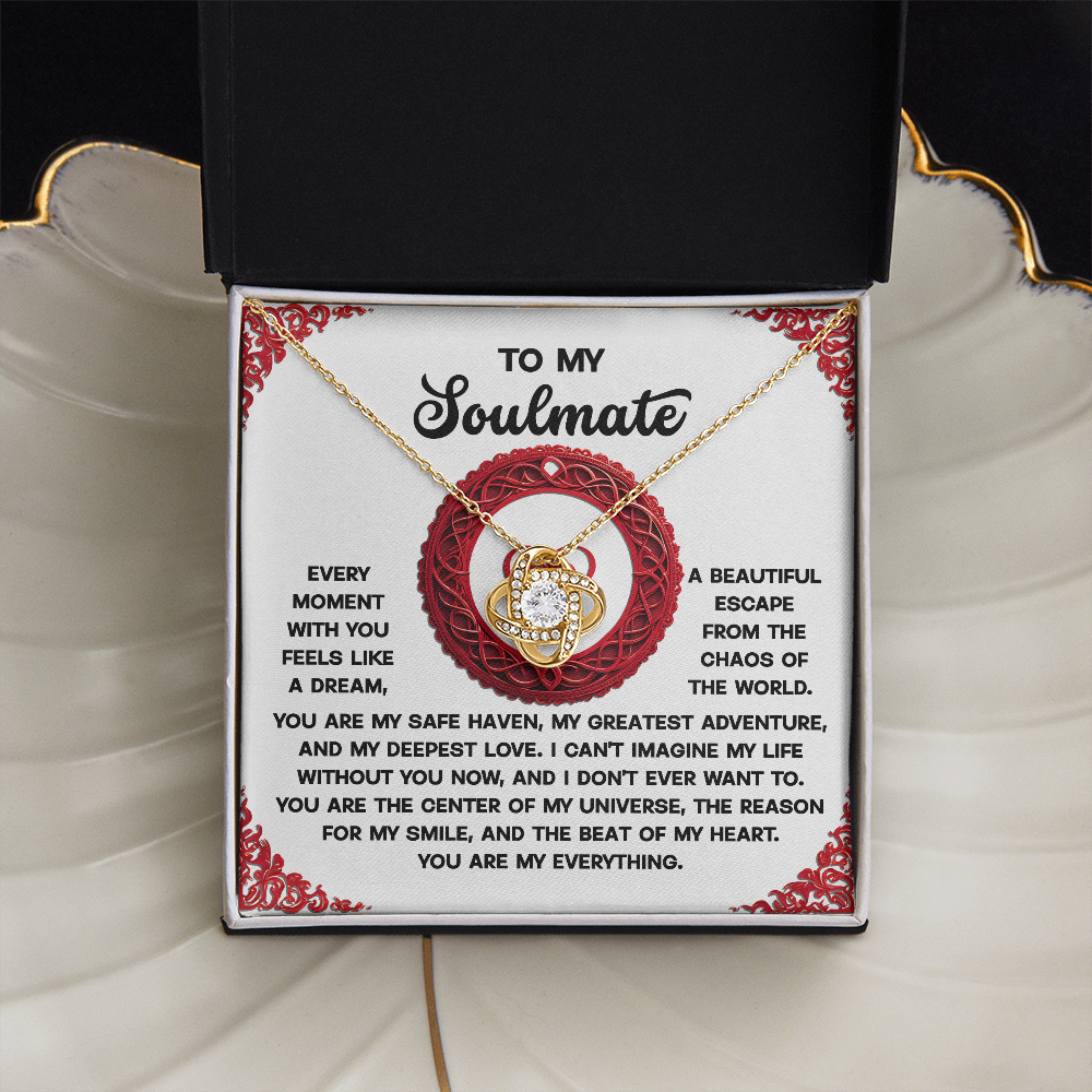 To My Soulmate Necklace, Valentine's Day Gifts, Valentine's Day Gifts For Women, Soulmate Necklace Women, Unique Valentine Gifts For Her
