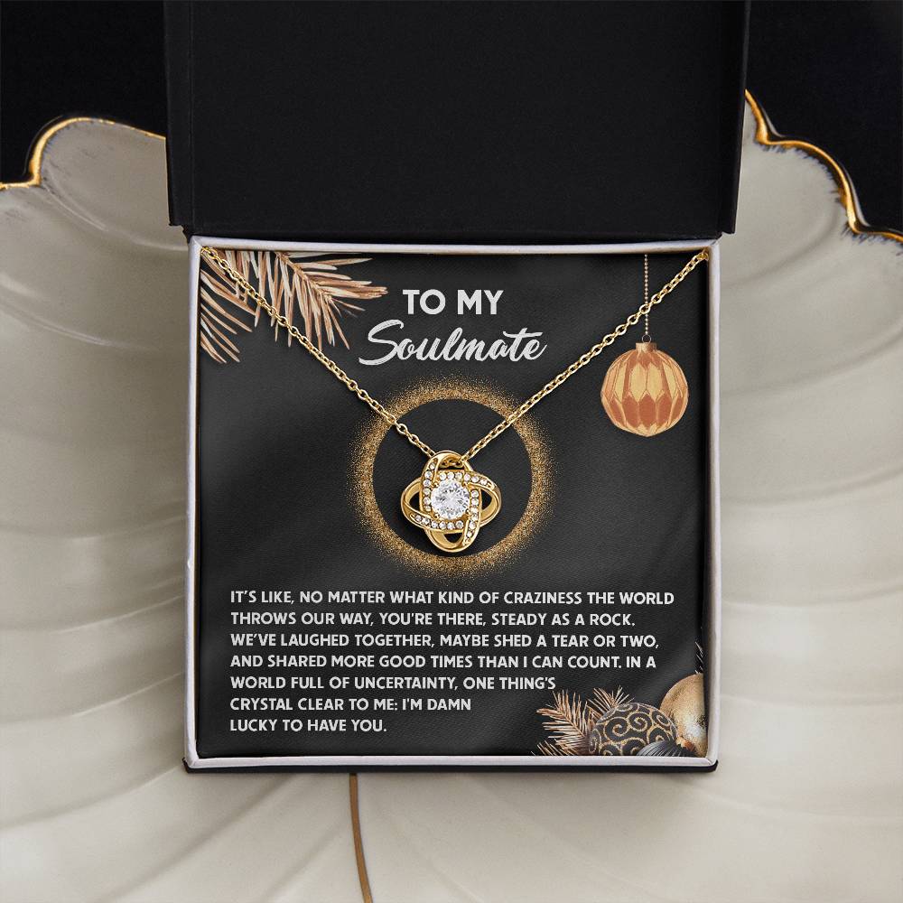 To My Soulmate Necklace, Christmas Gift Ideas 2024, Christmas Presents For Her, Girlfriend Christmas Necklace, Ideas For Christmas